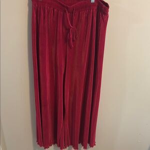 The zigzag  stripe 2xl magenta wide leg pants